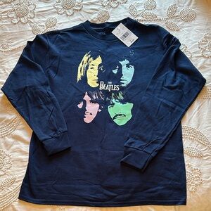 The Beatles Dark Blue Graphic Tee